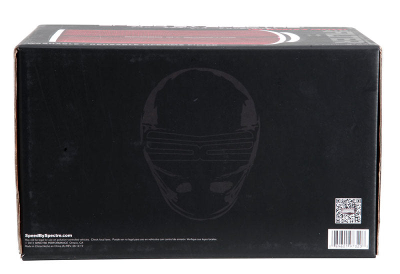 Spectre Adjustable Conical Air Filter 9-1/2in. Tall (Fits 3in. / 3-1/2in. / 4in. Tubes) - Red Spectre Adjustable Conical Air Filter 9-1/2in. Tall (Fits 3in. / 3-1/2in. / 4in. Tubes) - Red