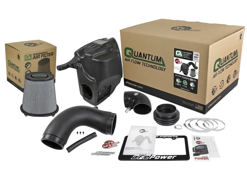 aFe Quantum Pro DRY S Cold Air Intake System 13-18 Dodge Cummins L6-6.7L - Dry aFe Quantum Pro DRY S Cold Air Intake System 13-18 Dodge Cummins L6-6.7L - Dry