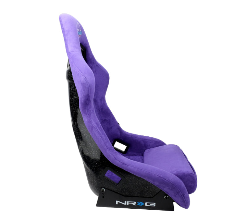 NRG FRP Bucket Seat PRISMA Edition W/ pearlized Back Purple Alcantara - Large NRG FRP Bucket Seat PRISMA Edition W/ pearlized Back Purple Alcantara - Large