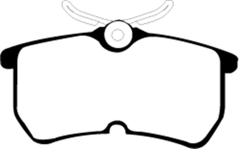 EBC 13+ Ford Fiesta 1.6 Turbo ST Greenstuff Rear Brake Pads EBC 13+ Ford Fiesta 1.6 Turbo ST Greenstuff Rear Brake Pads