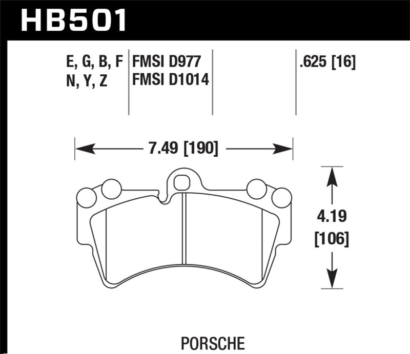 Hawk 2007-2014 Audi Q7 Premium HPS 5.0 Front Brake Pads Hawk 2007-2014 Audi Q7 Premium HPS 5.0 Front Brake Pads