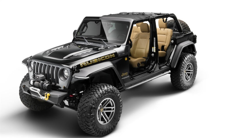 Bushwacker Jeep Wrangler JL Trail Armor Rocker Panel and Sill Plate Cover- Black Bushwacker Jeep Wrangler JL Trail Armor Rocker Panel and Sill Plate Cover- Black