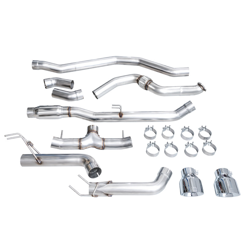 AWE Tuning 22+ Honda Civic Si/Acura Integra Track Edition Catback Exhaust - Dual Chrome Silver Tips AWE Tuning 22+ Honda Civic Si/Acura Integra Track Edition Catback Exhaust - Dual Chrome Silver Tips