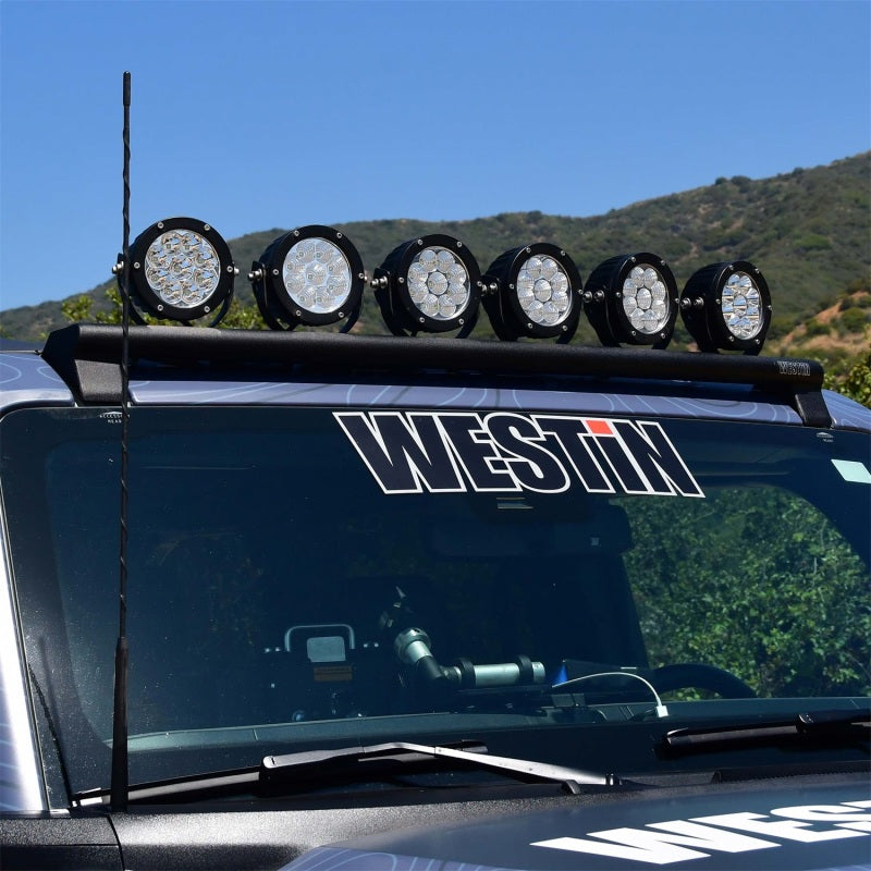 Westin 21-23 Ford Bronco (Excl. Bronco Sport) XTS Overhead Light Mount - Tex. Blk Westin 21-23 Ford Bronco (Excl. Bronco Sport) XTS Overhead Light Mount - Tex. Blk