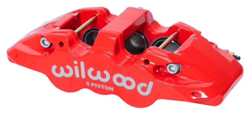 Wilwood Caliper-Forged Dynalite w/Dust Seal-Red 4.04in Pistons 1.25 Disc Wilwood Caliper-Forged Dynalite w/Dust Seal-Red 4.04in Pistons 1.25 Disc