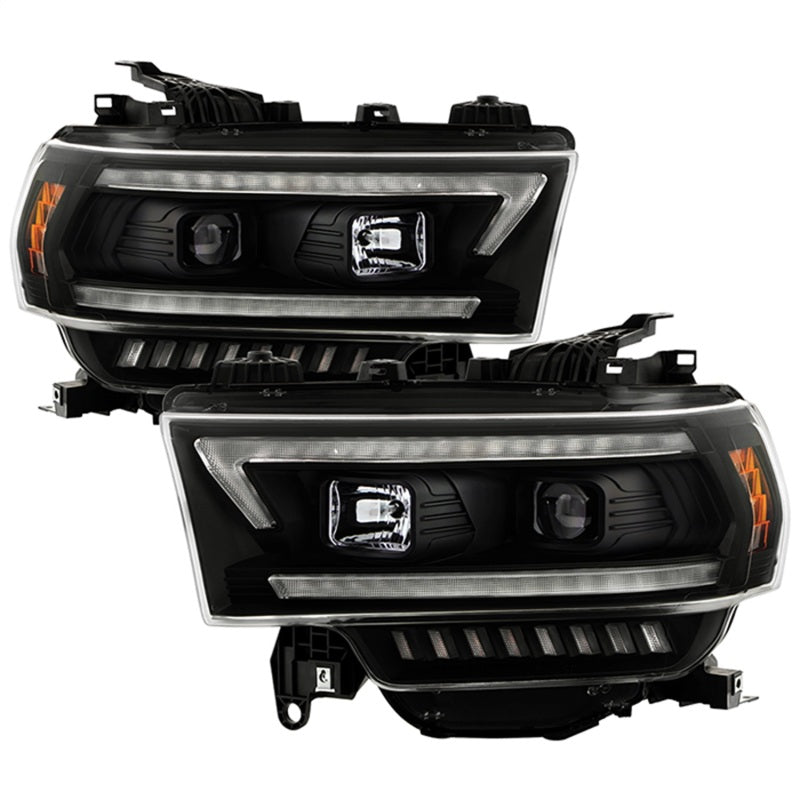 Spyder 19-22 Dodge Ram 2500 (Halogen Only) Projector Headlights - Black PRO-YD-DR19HDHALSI-SEQ-BK Spyder 19-22 Dodge Ram 2500 (Halogen Only) Projector Headlights - Black PRO-YD-DR19HDHALSI-SEQ-BK