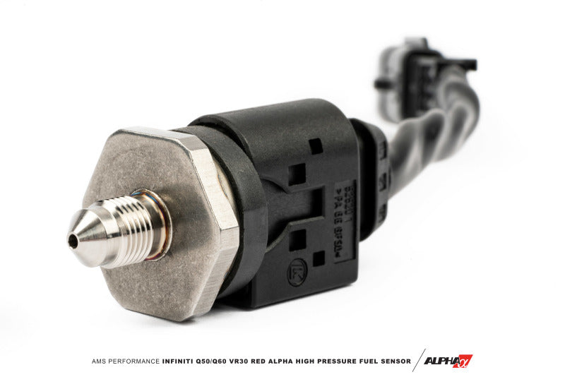 AMS Performance Infiniti Q50/Q60 VR30 Red Alpha High Pressure Fuel Sensor AMS Performance Infiniti Q50/Q60 VR30 Red Alpha High Pressure Fuel Sensor