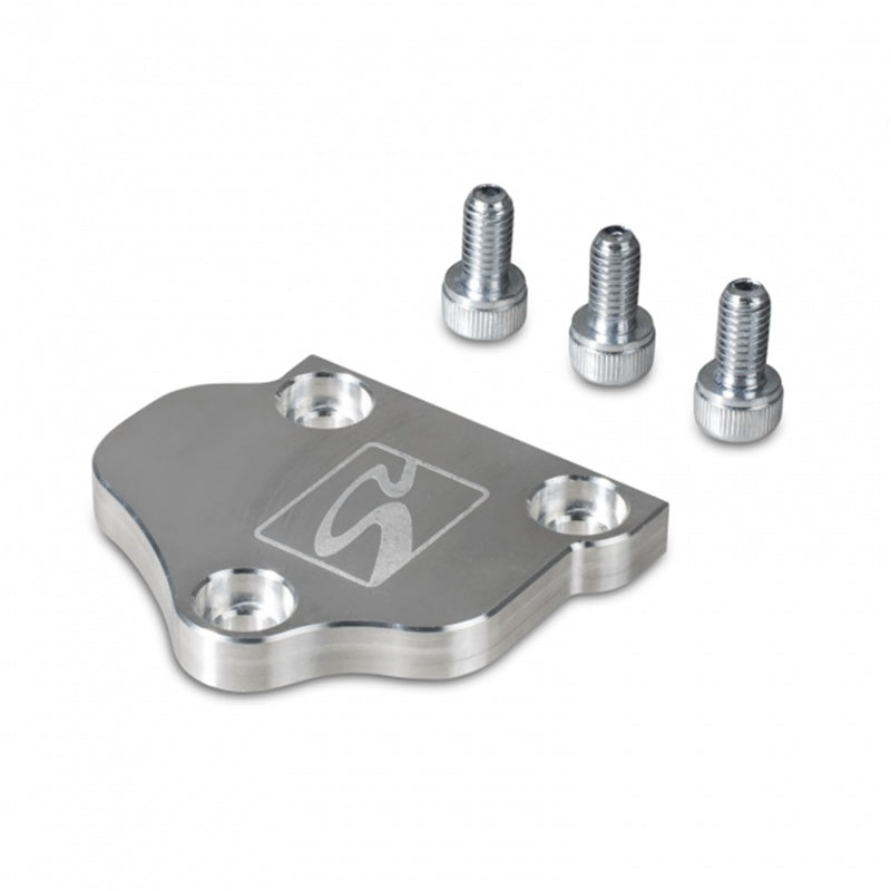 Skunk2 K-Series VTEC Clear Anodized Block Off Plate Skunk2 K-Series VTEC Clear Anodized Block Off Plate