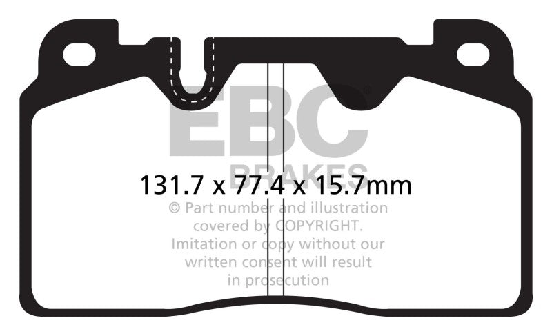 EBC 12+ Audi Q5 2.0 Turbo (Brembo) Greenstuff Front Brake Pads EBC 12+ Audi Q5 2.0 Turbo (Brembo) Greenstuff Front Brake Pads