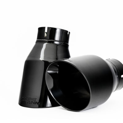 AWE Tuning VW MK7 GTI Touring Edition Exhaust - Diamond Black Tips