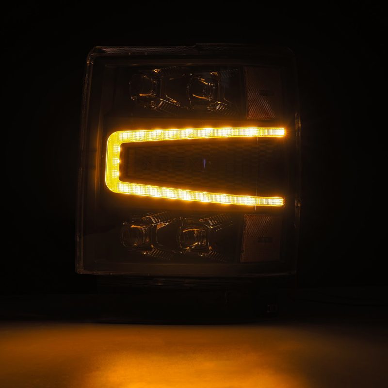 AlphaRex 04-15 Chevy 1500HD NOVA-Series LED Proj Headlights Black w/Activ Light/Seq Signal & SB DRL AlphaRex 04-15 Chevy 1500HD NOVA-Series LED Proj Headlights Black w/Activ Light/Seq Signal & SB DRL