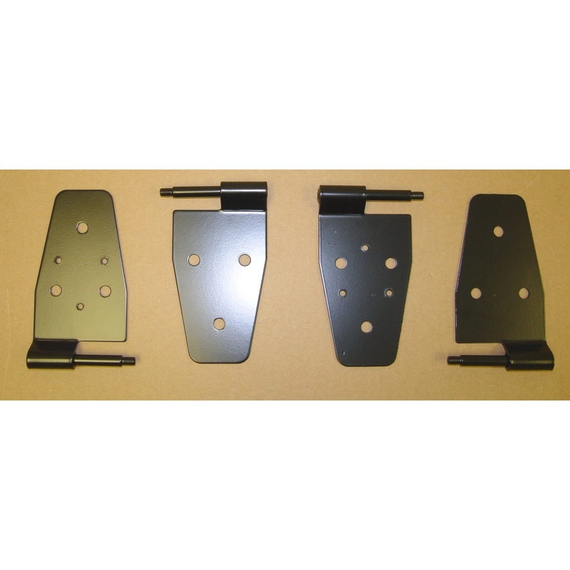 Rugged Ridge 87-06 Jeep Wrangler Black Door Hinge Kit Rugged Ridge 87-06 Jeep Wrangler Black Door Hinge Kit