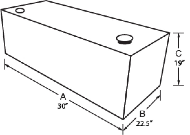 Tradesman Aluminum Rectangular Liquid Storage Tank (55 Gallon Capacity) - Brite Tradesman Aluminum Rectangular Liquid Storage Tank (55 Gallon Capacity) - Brite
