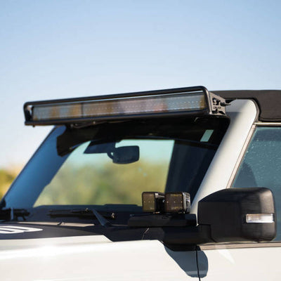 DV8 Offroad 21-22 Ford Bronco 52-Inch Straight LED Light Bar Mount