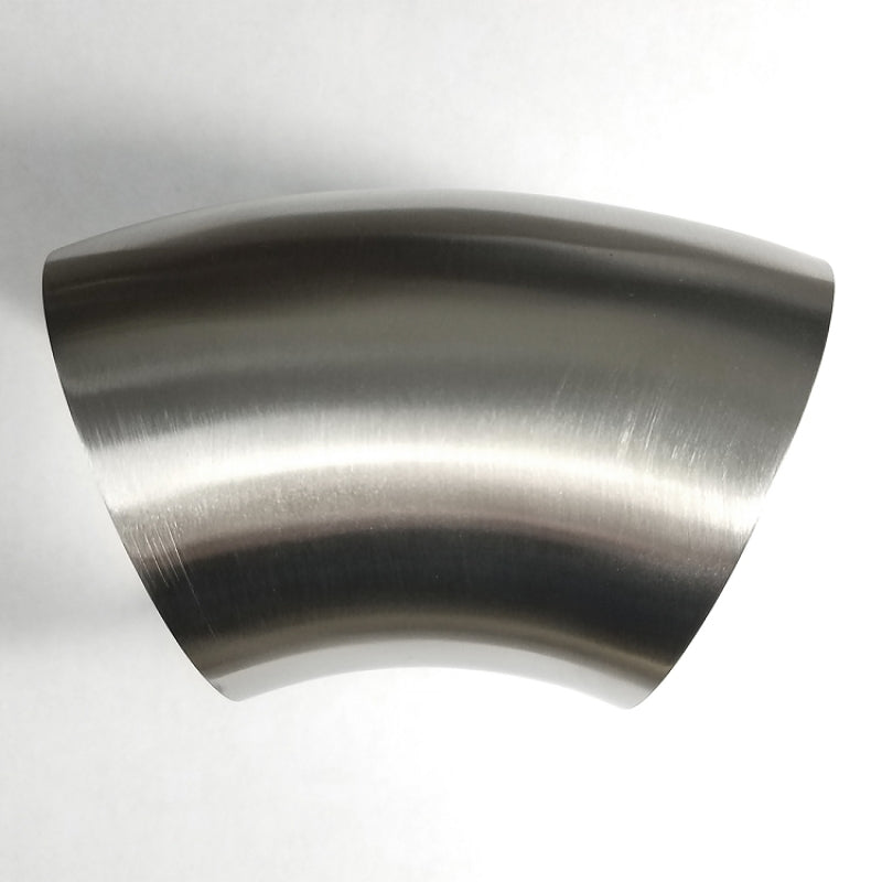Stainless Bros 304SS 5in Diameter 1D Radius 45 Degree Bend Elbow Mandrel Bend Stainless Bros 304SS 5in Diameter 1D Radius 45 Degree Bend Elbow Mandrel Bend