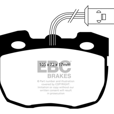 EBC 95-96 Land Rover Discovery (Series 1) 3.9 Ultimax2 Front Brake Pads