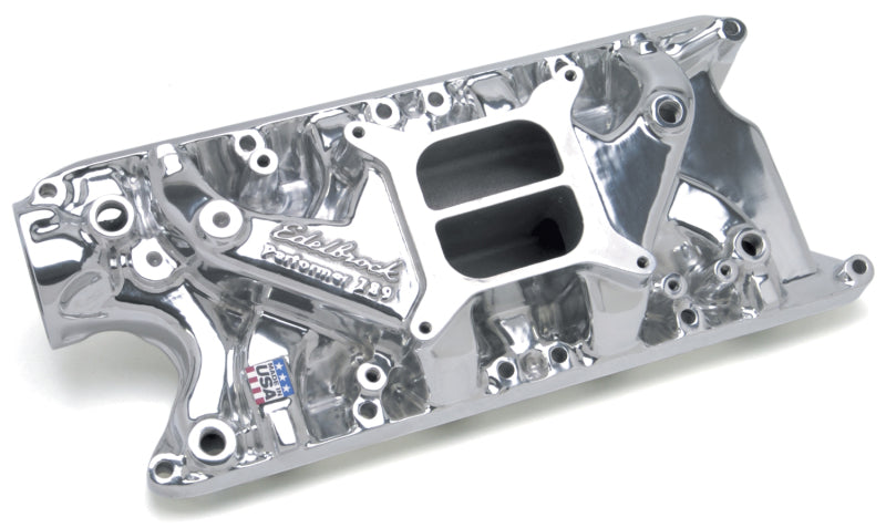 Edelbrock Perf 289 w/ O EGR Polished Manifold Edelbrock Perf 289 w/ O EGR Polished Manifold