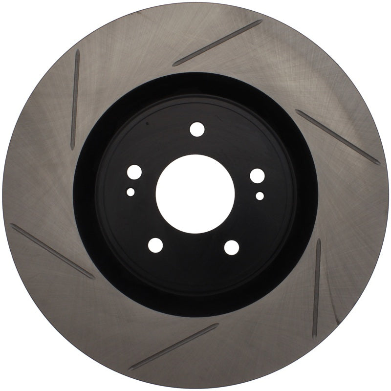 StopTech Power Slot 08-09 Evo 10 Slotted Right Front Rotor StopTech Power Slot 08-09 Evo 10 Slotted Right Front Rotor