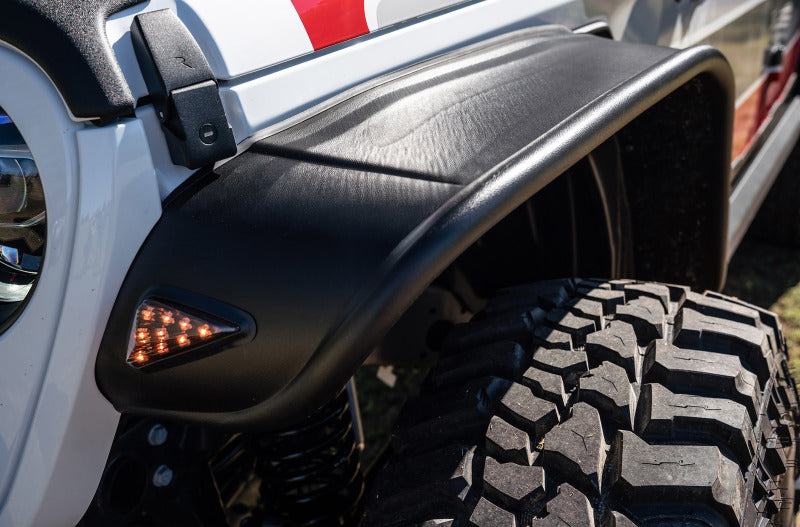 Bushwacker 2020 Jeep Gladiator Launch Edition Flat Style Flares 4pc - Black Bushwacker 2020 Jeep Gladiator Launch Edition Flat Style Flares 4pc - Black