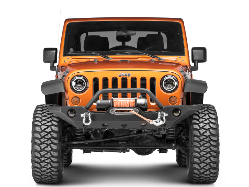 Raxiom 97-18 Jeep Wrangler TJ/JK Axial Halo Headlights w/ DRL Amber Signals- Blk Hsng (Clear Lens) Raxiom 97-18 Jeep Wrangler TJ/JK Axial Halo Headlights w/ DRL Amber Signals- Blk Hsng (Clear Lens)
