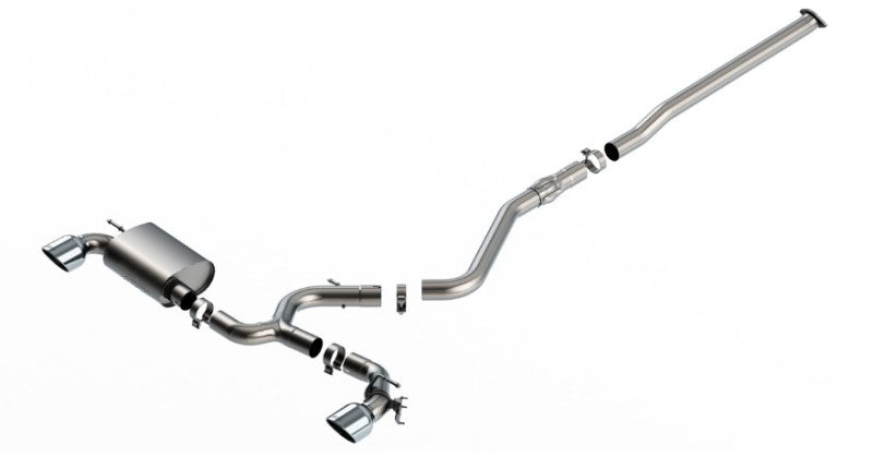 Borla 22-23 Hyundai Kona N 2.0L 4 CYL. Turbo AT/MT ATAK Catback Exhaust Bright Chrome Borla 22-23 Hyundai Kona N 2.0L 4 CYL. Turbo AT/MT ATAK Catback Exhaust Bright Chrome