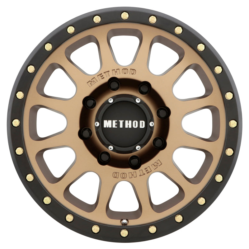 Method MR305 NV HD 18x9 +18mm Offset 8x6.5 130.81mm CB Method Bronze/Black Street Loc Wheel Method MR305 NV HD 18x9 +18mm Offset 8x6.5 130.81mm CB Method Bronze/Black Street Loc Wheel