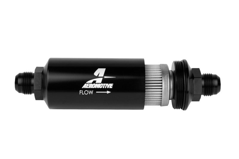 Aeromotive In-Line Filter - (AN-10) 100 Micron Stainless Steel Element Black Anodize Finish Aeromotive In-Line Filter - (AN-10) 100 Micron Stainless Steel Element Black Anodize Finish