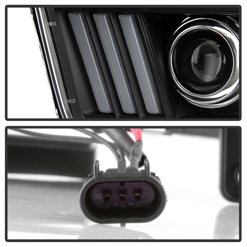 Spyder Ford Mustang 05-08 V2 High-Power LED Headlights - Black PRO-YD-FM05AP-BK Spyder Ford Mustang 05-08 V2 High-Power LED Headlights - Black PRO-YD-FM05AP-BK
