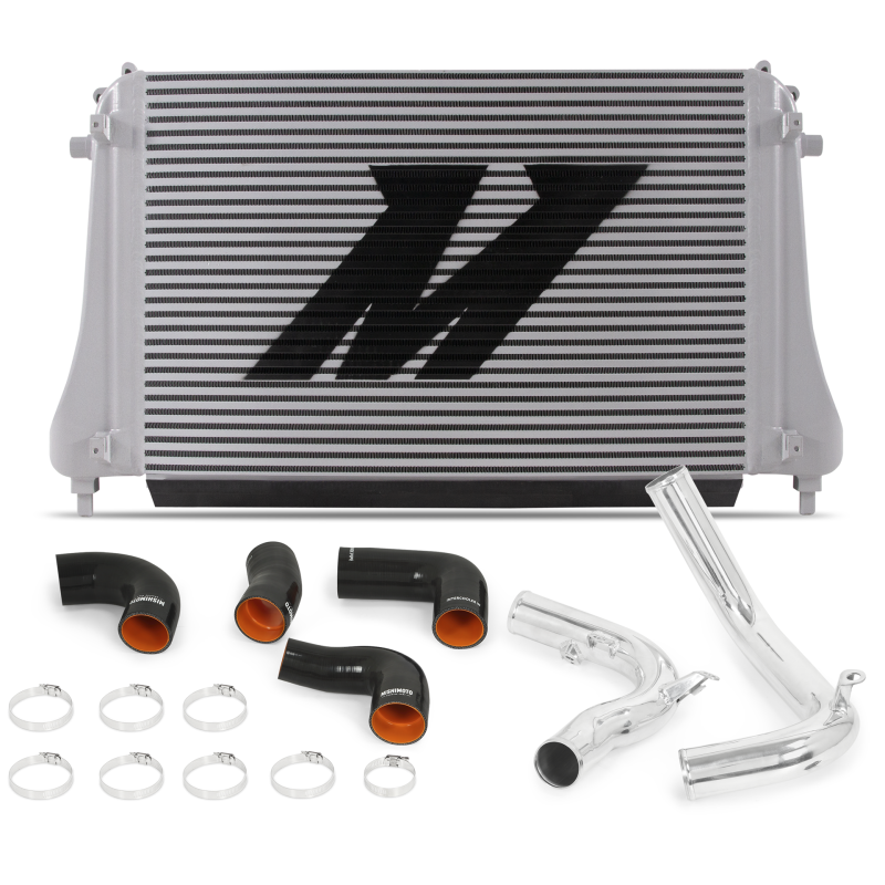 Mishimoto 2015+ VW MK7 Golf TSI / GTI / R Performance Intercooler Kit w/ Pipes (Polished) Mishimoto 2015+ VW MK7 Golf TSI / GTI / R Performance Intercooler Kit w/ Pipes (Polished)
