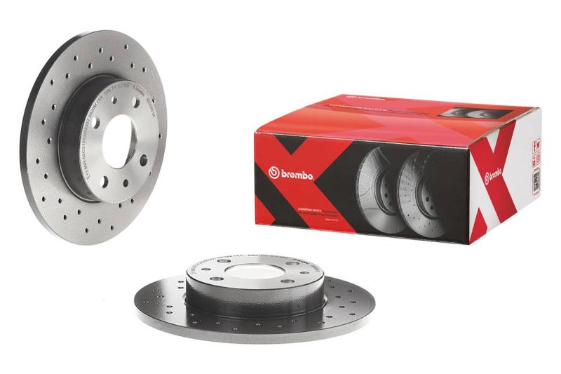 Brembo 02-08 Jaguar X-Type Rear Premium Xtra Cross Drilled UV Coated Rotor Brembo 02-08 Jaguar X-Type Rear Premium Xtra Cross Drilled UV Coated Rotor