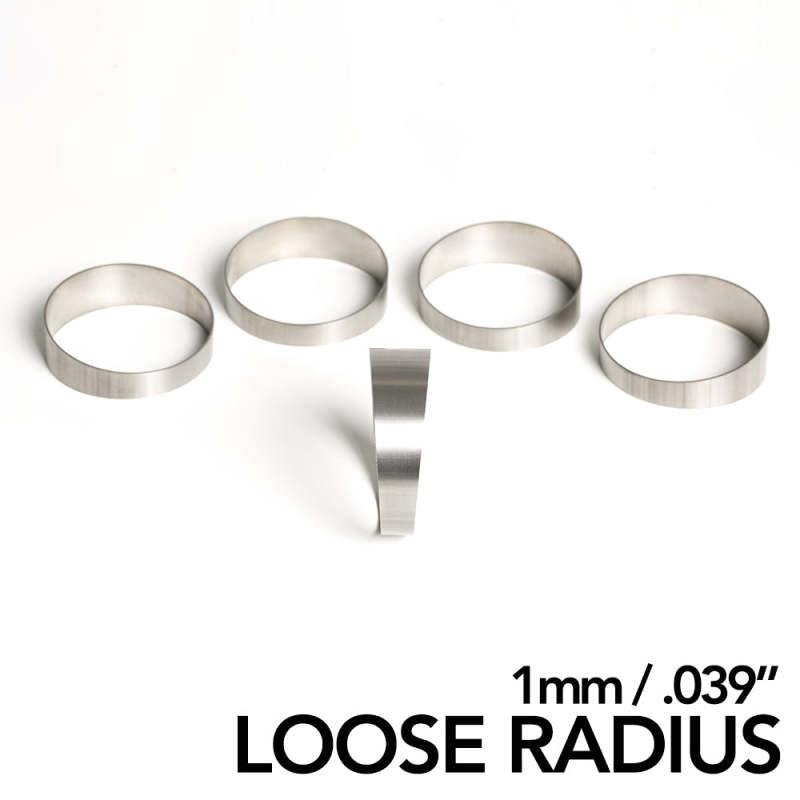 Ticon Industries 2.13in Titanium Pie Cut - 1.25D Tight Radius 1mm/.039in (5 Pack) Ticon Industries 2.13in Titanium Pie Cut - 1.25D Tight Radius 1mm/.039in (5 Pack)