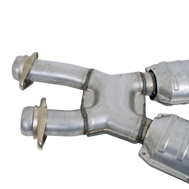 BBK 86-93 Mustang 5.0 High Flow X Pipe With Catalytic Converters - 2-1/2 BBK 86-93 Mustang 5.0 High Flow X Pipe With Catalytic Converters - 2-1/2