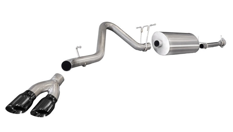 Corsa 11-12 Chevrolet Silverado Crew Cab/Std. Bed 2500 6.0L V8 Black Sport Cat-Back Exhaust Corsa 11-12 Chevrolet Silverado Crew Cab/Std. Bed 2500 6.0L V8 Black Sport Cat-Back Exhaust