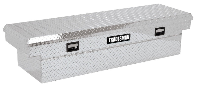 Tradesman Aluminum Single Lid Cross Bed Truck Tool Box (71in.) - Brite Tradesman Aluminum Single Lid Cross Bed Truck Tool Box (71in.) - Brite