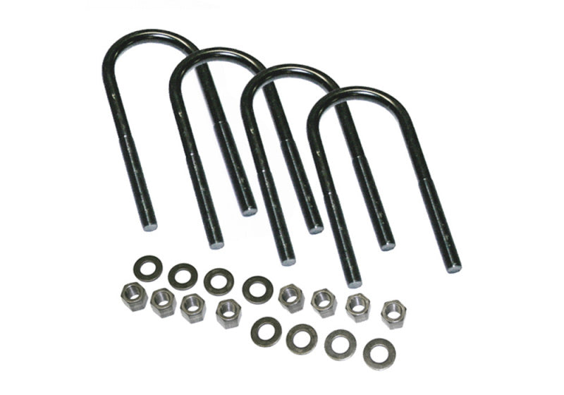 Superlift U-Bolt 4 Pack 5/8x3-7/8x14 Round w/ Hardware Superlift U-Bolt 4 Pack 5/8x3-7/8x14 Round w/ Hardware