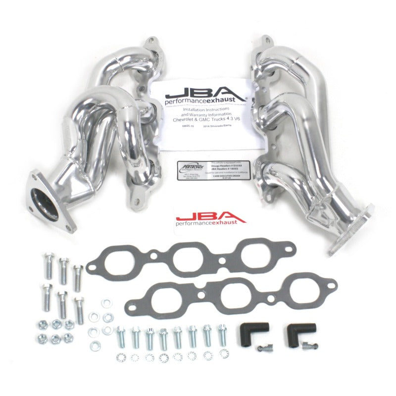 JBA 14-20 GM Truck 4.3L V6 1-5/8in Primary Silver Ctd Cat4Ward Header JBA 14-20 GM Truck 4.3L V6 1-5/8in Primary Silver Ctd Cat4Ward Header