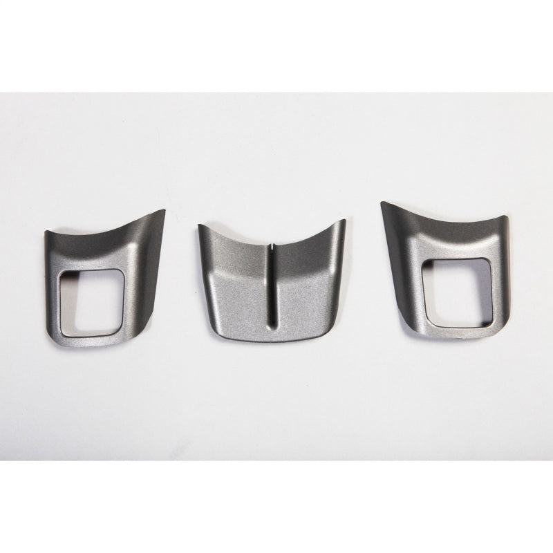 Rugged Ridge 11-18 Jeep Wrangler JK Charcoal Steering Wheel Trim Rugged Ridge 11-18 Jeep Wrangler JK Charcoal Steering Wheel Trim