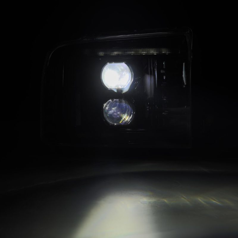 AlphaRex 05-07 Ford F250/350/450/550 Super Duty LUXX LED Proj HL Blk w/Actv Light & Seq Sig + SB DRL AlphaRex 05-07 Ford F250/350/450/550 Super Duty LUXX LED Proj HL Blk w/Actv Light & Seq Sig + SB DRL