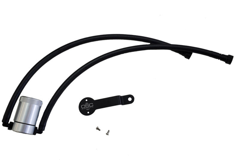 J&L 14-18 Chevy/GM Truck/SUV 5.3L V8 Driver Side Oil Separator 3.0 - Clear Anodized J&L 14-18 Chevy/GM Truck/SUV 5.3L V8 Driver Side Oil Separator 3.0 - Clear Anodized