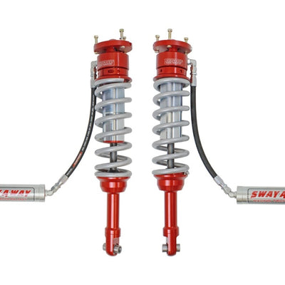 aFe Sway-A-Way 3.0in Front Coilover Kit 2017 Ford F-150 Raptor V6-3.5L (tt) w/Remote Reservoirs