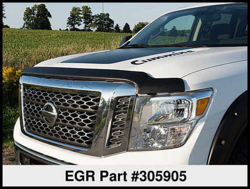 EGR 16+ Nissan Titan XD Superguard Hood Shield - Matte EGR 16+ Nissan Titan XD Superguard Hood Shield - Matte