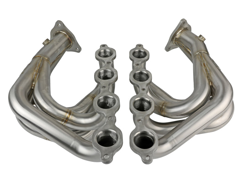 aFe Twisted 304SS Header 2020 Chevy Corvette (C8) 6.2L V8 - Brushed aFe Twisted 304SS Header 2020 Chevy Corvette (C8) 6.2L V8 - Brushed