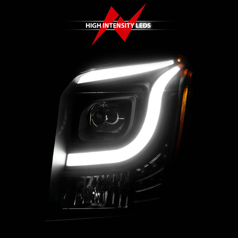 Anzo 15-17 GMC Yukon/Yukon XL Projector Headlights Black Housing/Clear Lens (w/ Light Bars) Anzo 15-17 GMC Yukon/Yukon XL Projector Headlights Black Housing/Clear Lens (w/ Light Bars)