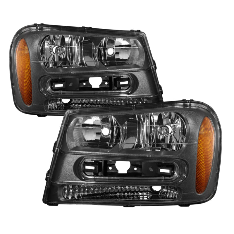 Xtune Chevy Trailblazer 02-09 Crystal Headlights Black HD-JH-CTB02-AM-BK Xtune Chevy Trailblazer 02-09 Crystal Headlights Black HD-JH-CTB02-AM-BK