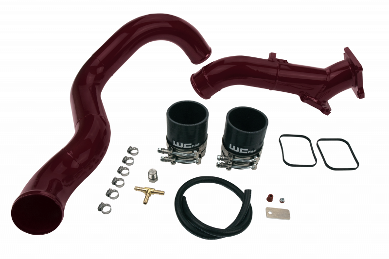 Wehrli 01-04 Chevrolet 6.6L LB7 Duramax 3in Y-Bridge Kit - Cherry Frost Wehrli 01-04 Chevrolet 6.6L LB7 Duramax 3in Y-Bridge Kit - Cherry Frost