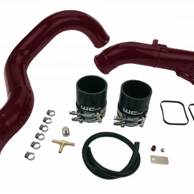 Wehrli 01-04 Chevrolet 6.6L LB7 Duramax 3in Y-Bridge Kit - Bengal Red