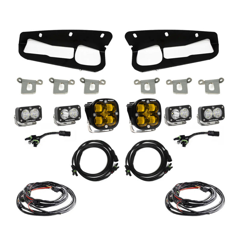 Baja Designs 2021+ Ford Bronco Amber SAE Fog Pocket Kit Baja Designs 2021+ Ford Bronco Amber SAE Fog Pocket Kit