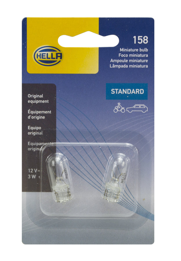 Hella Bulb 158 12V 3W W21X95D T325 Dot (2) Hella Bulb 158 12V 3W W21X95D T325 Dot (2)
