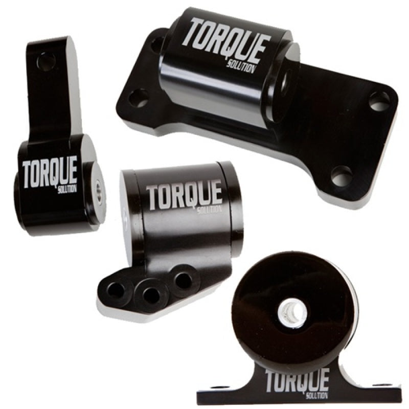 Torque Solution Billet Aluminum 4 Piece Engine Mount Kit: Mitsubishi Evolution 01-06 (5sp Only) Torque Solution Billet Aluminum 4 Piece Engine Mount Kit: Mitsubishi Evolution 01-06 (5sp Only)