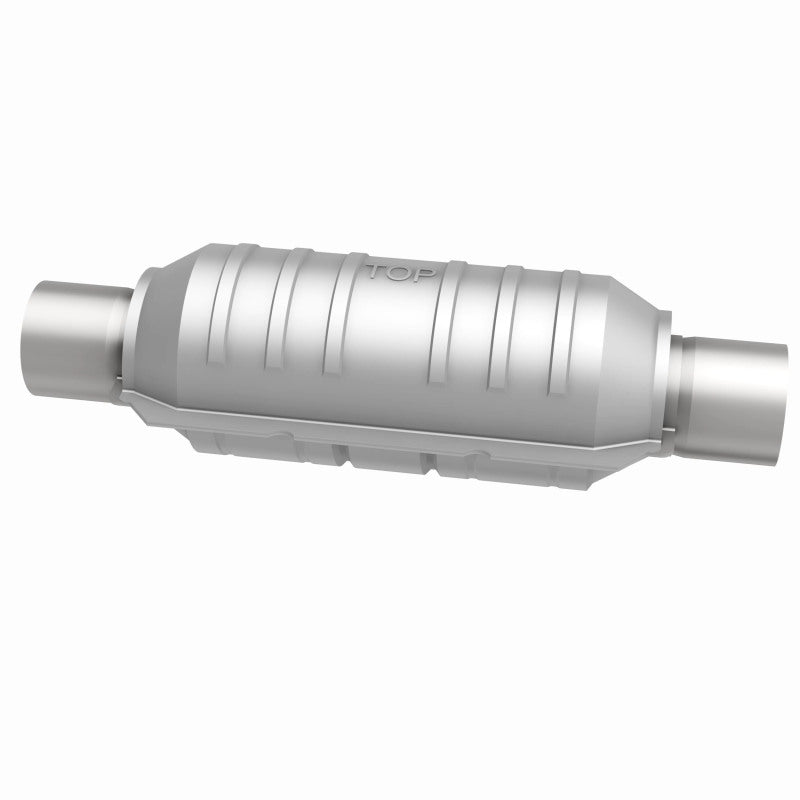 MagnaFlow Catalytic Converter 2 in Inlet 2 in Outlet 11 in Length SS MagnaFlow Catalytic Converter 2 in Inlet 2 in Outlet 11 in Length SS